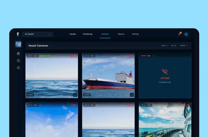 Live Vessel Surveillance Dashboard